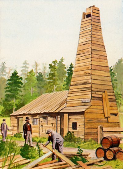 American Oil Industry by English School